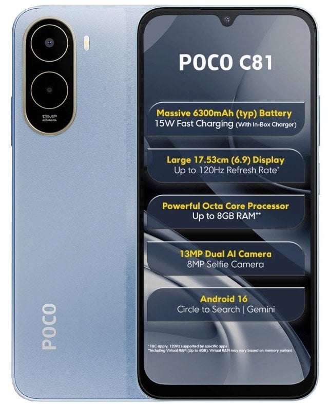 Poco C81 4