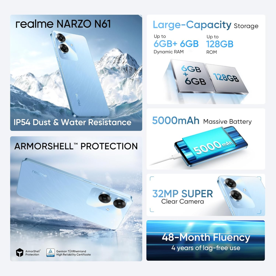 realme Narzo N61 11