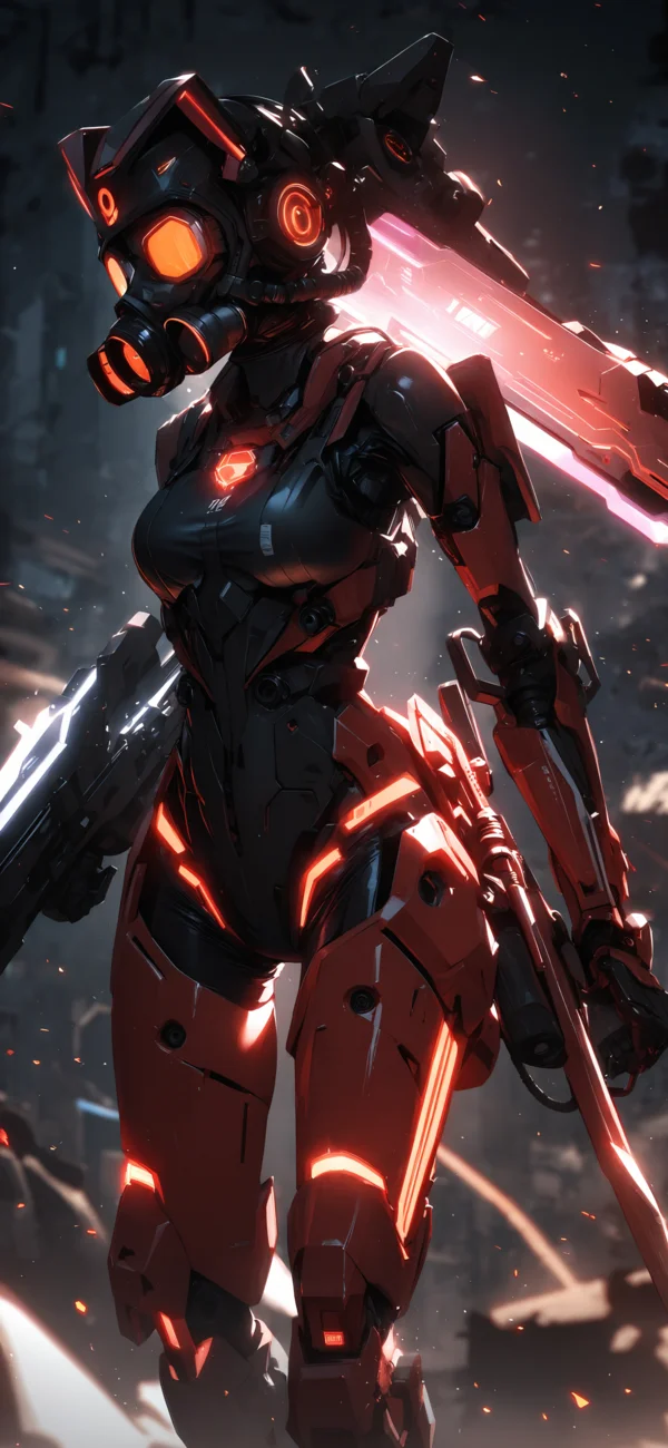Crimson Sentinel of the Future