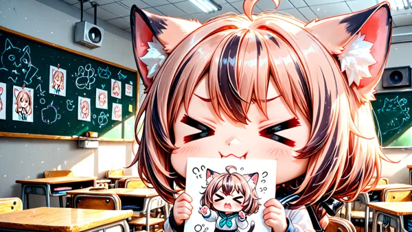 Embarrassing Classroom Caricature