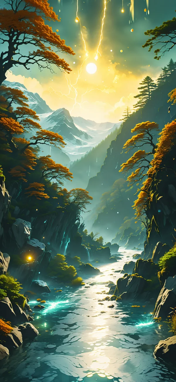 Ethereal Valley of the Weeping Sky