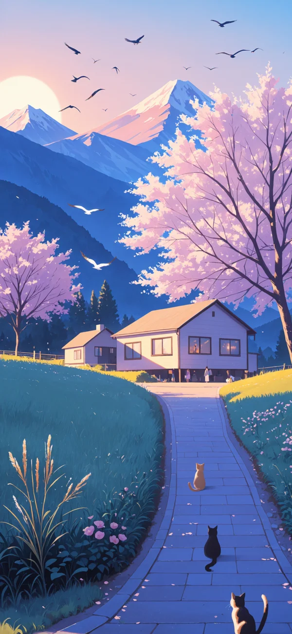Serene Spring Stroll