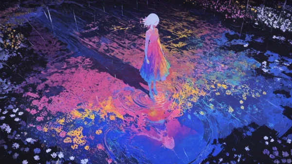 Chromatic Reverie in the Rain