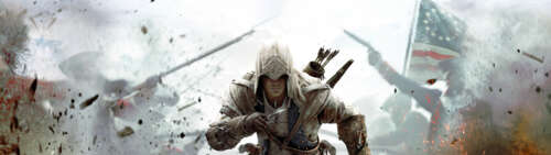 Connor Kenway from Assassin's Creed III wearing his signature assassin robes and... Dual UHD free hd wallpapers
