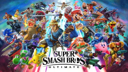 Mario from Super Smash Bros. Ultimate in a battle stance 4K (Ultra HD) wallpaper photo gallery download