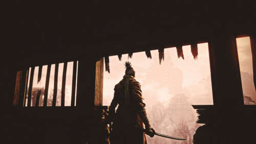 The protagonist Sekiro from the video game Sekiro: Shadows Die Twice. 4K (Ultra HD) background images hd