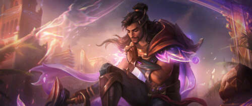 A cinematic depiction of Akshan, the adventurer from League of Legends, featuring... UWUHD wallpaper download