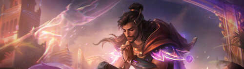 A cinematic depiction of Akshan, the adventurer from League of Legends, featuring... Dual UHD wallpaper for pc download
