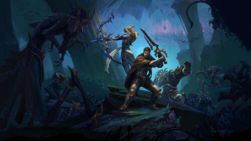 Alleria Windrunner, Anduin Wrynn, and Thrall from the video game World of Warcraft:... 4K (Ultra HD) wallpaper for laptop download