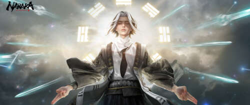 A mage character from Naraka: Bladepoint performing a magical spell with luminous... UWUHD wallpaper