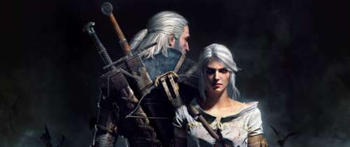 Ciri and Geralt of Rivia from The Witcher 3: Wild Hunt UWUHD