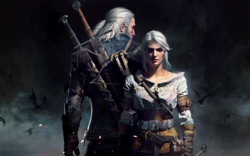 Ciri and Geralt of Rivia from The Witcher 3: Wild Hunt 7680x4800 wallpaper images