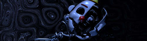 A close-up of the animatronic character Ennard from Five Nights at Freddy's: Sister... Dual UHD hd background