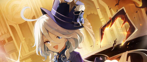 A beautiful portrait of Furina from Genshin Impact. UWUHD