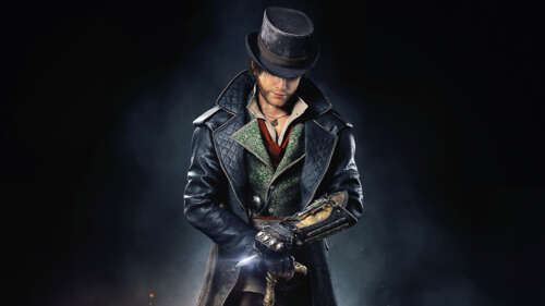A cinematic close-up of Jacob Frye from the video game Assassin's Creed Syndicate. 8K ps4 wallpaper