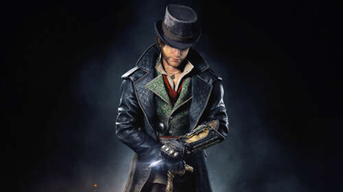 A cinematic close-up of Jacob Frye from the video game Assassin's Creed Syndicate. 4K (Ultra HD) free desktop wallpaper