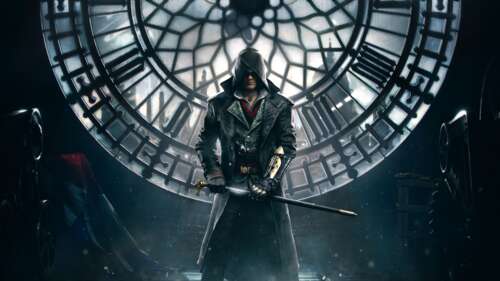 A detailed portrait of Jacob Frye from the video game Assassin's Creed Syndicate. 4K (Ultra HD) wallpaper