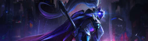 A detailed character portrait of Jax from League of Legends, featuring his battle-ready... Dual UHD free background images