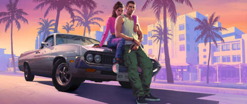 A cinematic shot of Lucia from Grand Theft Auto VI, featuring neon urban lights and... UWUHD wallpaper images