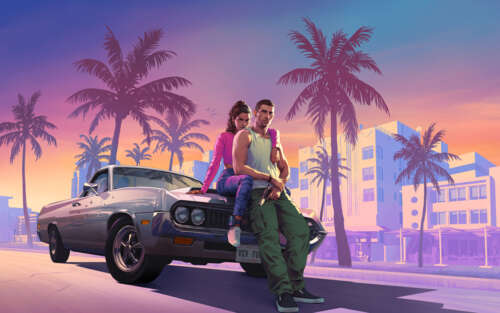 A cinematic shot of Lucia from Grand Theft Auto VI, featuring neon urban lights and... 7680x4800 wallpaper photo gallery download