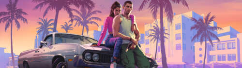 A cinematic shot of Lucia from Grand Theft Auto VI, featuring neon urban lights and... Dual UHD free wallpaper
