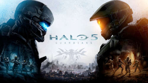 Master Chief in his signature MJOLNIR armor from the Halo video game franchise. 4K (Ultra HD) free wallpaper for computer