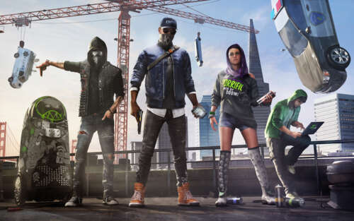 A group portrait featuring Marcus Holloway, Sitara Dhawan, and Wrench from the video... 7680x4800 wallpaper download