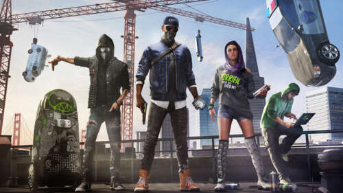 A group portrait featuring Marcus Holloway, Sitara Dhawan, and Wrench from the video... 4K (Ultra HD) free desktop wallpaper