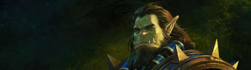 Thrall, the iconic Orc shaman from World of Warcraft Dual UHD computer backgrounds