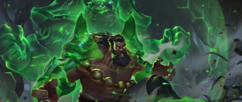 Udyr, the Spirit Walker from League of Legends, in a primal and powerful pose. UWUHD free wallpaper