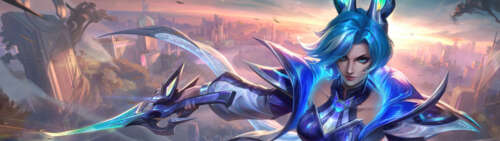 Fiora, the Grand Duelist from League of Legends, prepared for battle. Dual UHD wallpaper for laptop download