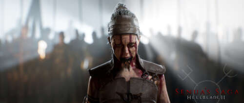 A detailed cinematic portrait of Senua, the main character from Senua's Saga: Hellblade... UWUHD ps4 wallpaper