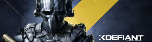A tactical soldier from XDefiant wearing advanced combat armor and military equipment. Dual UHD pictures for wallpaper