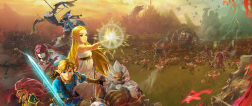 Characters Link, Princess Zelda, Mipha, Daruk, Revali, and Urbosa from The Legend... UWUHD wallpaper photo gallery download