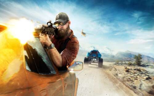 A highly trained Ghost operative from Tom Clancy's Ghost Recon Wildlands wearing... 7680x4800 wallpaper for laptop download