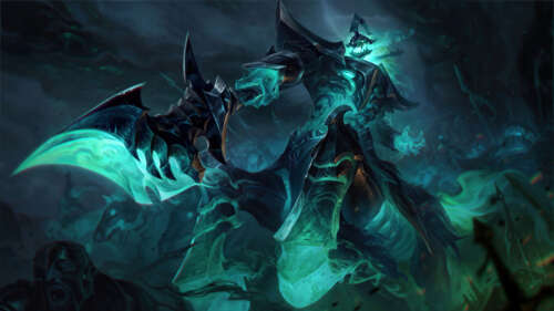 A detailed illustration of the character Hecarim from League of Legends. 8K wallpaper photo gallery download