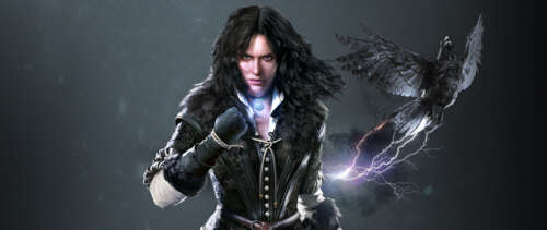 A detailed portrait of the sorceress Yennefer of Vengerberg from The Witcher 3: Wild... UWUHD ps4 wallpaper