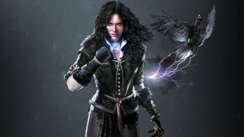 A detailed portrait of the sorceress Yennefer of Vengerberg from The Witcher 3: Wild... 4K (Ultra HD) wallpaper download