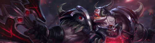 Sion, the undead juggernaut from League of Legends, standing in a powerful pose. Dual UHD ps4 wallpaper