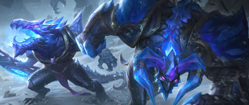 A cinematic illustration of Alistar, the Minotaur champion from League of Legends. UWUHD free hd wallpapers