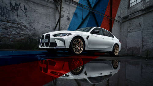 A sleek and powerful BMW M3 luxury sports car 8K free background images