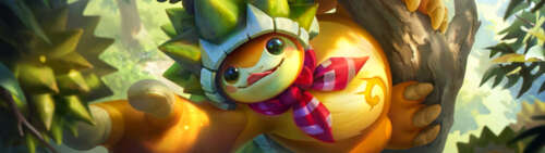 Rammus, the heavily armored armadillo champion from League of Legends, showcasing... Dual UHD free desktop wallpaper