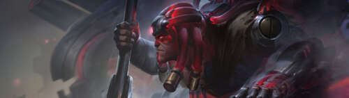 A cinematic and dark portrait of Yorick from League of Legends surrounded by misty,... Dual UHD wallpaper photo gallery download
