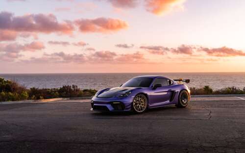 A high-performance Porsche GT3 RS sports car captured in high detail. 7680x4800 desktop wallpaper