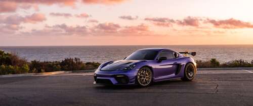 A high-performance Porsche GT3 RS sports car captured in high detail. UWUHD high definition wallpaper