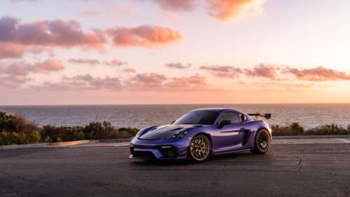 A high-performance Porsche GT3 RS sports car captured in high detail. 4K (Ultra HD) wallpaper