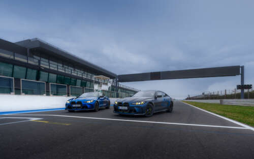 BMW M4 CS Edition with Valentino Rossi VR46 racing livery and colors. 7680x4800