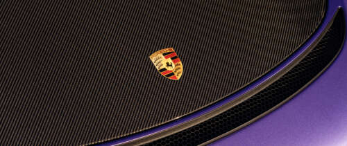 A high-performance Porsche GT3 RS sports car showcasing its aerodynamic features... UWUHD ps4 wallpaper