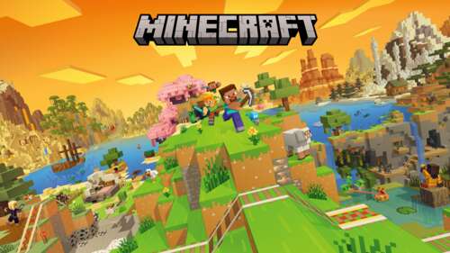 Cinematic 5K key art for Minecraft Deluxe Edition showcasing Steve in a lush, high-detail... wallpaper