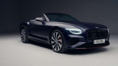 A high-resolution 5K view of a 2026 Bentley Continental GT Convertible, showcasing... pictures for wallpaper